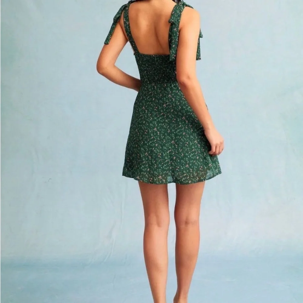 Floral Green Dress